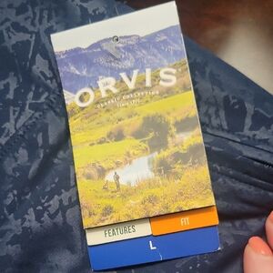 Orvis Dark Blue And Green Patterned Skorts NWT